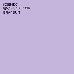 #C5B4DC - Gray Suit Color Image